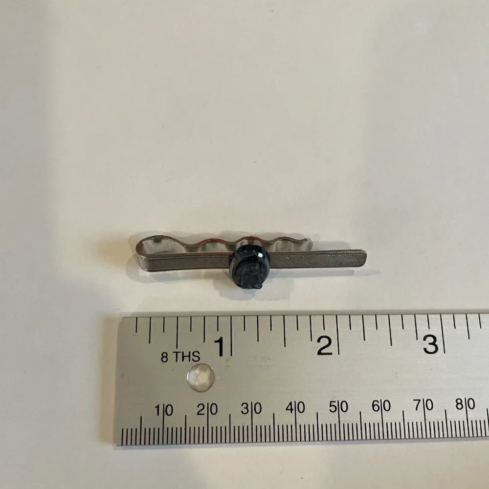 Geoffrey Beene Tie Tack Clip Youth Boy Silver Tone Soldier In Box